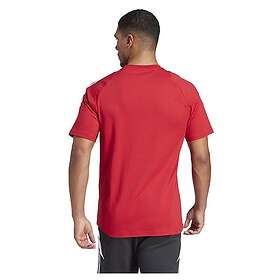 Adidas Tiro24 Sweat Short Sleeve T-shirt Röd L Regular Man