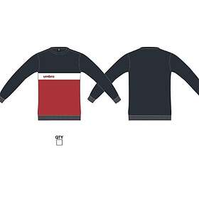 Umbro Sportswear Sweatshirt Röd,Blå S Man