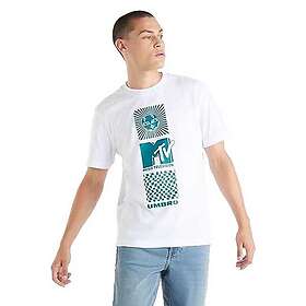 Umbro X Mtv Graphic Short Sleeve T-shirt Vit S Man