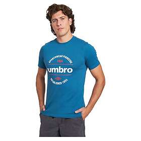 Umbro Circular Graphic Short Sleeve T-shirt Blå S Man