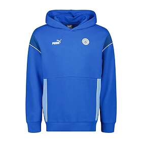 Puma Manchester City Ftblarchive Full Zip Sweatshirt Blå S Man