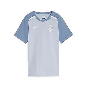 Puma Mcfc Casuals Short Sleeve T-shirt Blå XL Man