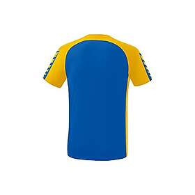 Erima Six Wings Short Sleeve T-shirt Gul,Blå 116 cm Pojke