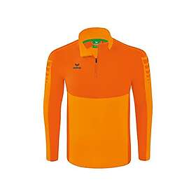 Erima Six Wings Training Half Zip Long Sleeve T-shirt Orange M Man