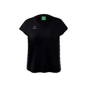 Erima Essential Team Short Sleeve T-shirt Svart 36 Kvinna