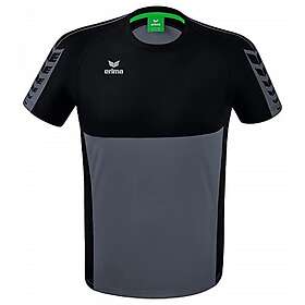 Erima Six Wings Short Sleeve T-shirt Grå 164 cm Pojke