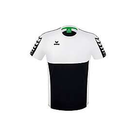 Erima Six Wings Short Sleeve T-shirt Vit,Svart 152 cm Pojke