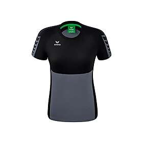 Erima Six Wings Short Sleeve T-shirt Svart 38 Kvinna