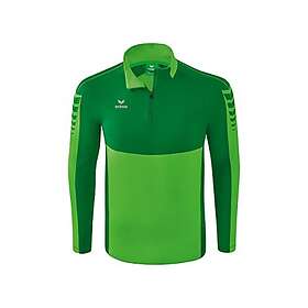 Erima Six Wings Training Half Zip Long Sleeve T-shirt Grönt 128 cm Pojke
