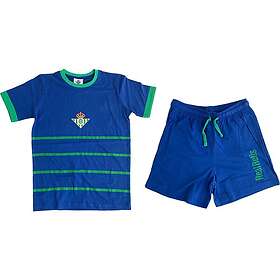 Real Betis Junior Short Sleeve Pyjama Blå 14 Years