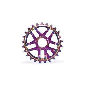 Abyss Éclat Bolt Drive Chainring Lila 25t