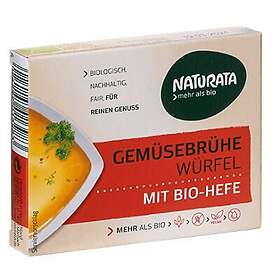Naturata Vegetable stock cube with organic yeast, without palm oil 6 st