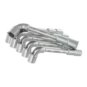 VAR Set Of 6 Angled Open Socket Wrenches 13-19mm Tool