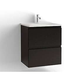 Vedum Tvättställsskåp Flow 600x413 med 2 Lådor FL KOM 600 D413 NP2L SV ASK 51212060