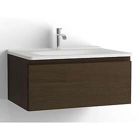 Vedum Tvättställsskåp Flow 750 med 1 Låda FL KOM NP1L BRUN EK U 51224075U