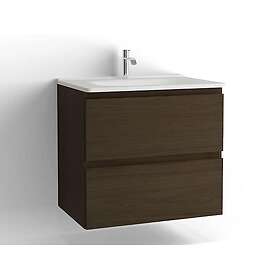 Vedum Tvättställsskåp Flow 750 med 2 Lådor FL KOM NP2L BRUN EK U 51234075U