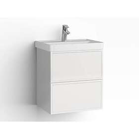 Vedum Tvättställsskåp Mezzo 500 med 2 Lådor MEZ KOM THEA VIT P 51052010P