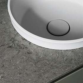 Vedum Tvättställ Zone Dubbel med Topplatta 1500H OV TURB GR 72641152