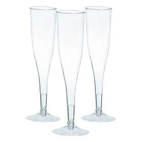 Champagneglas i Plast Transparenta 20-pack