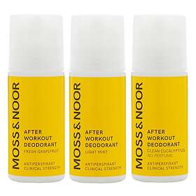Moss & Noor After Workout Deodorant Mixed 3 pack 180ml