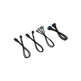 Corsair Premium Sleeved I/O Cable Extension Kit Black