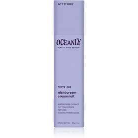 Attitude Oceanly Night Cream Nattkräm mot alla tecken på åldrande med peptider 30g