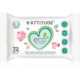 Attitude Eco Våtservetter doftfri 72 st
