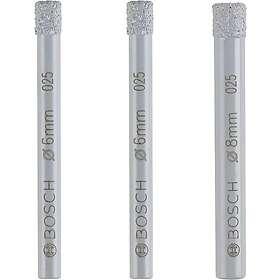 Bosch Diamantborrsats 2607011626; 6-8 mm; 3 st.
