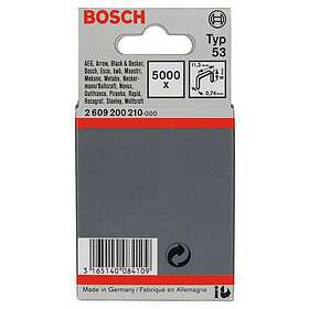 Bosch Häftklammer 2609200210; 11,4x8,0 mm; 5000 st.; typ 53