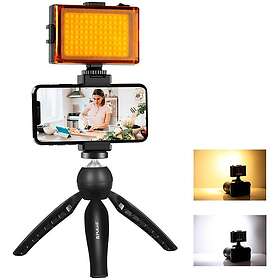 Puluz Live broadcast kit tripod mount LED lamp phone clamp