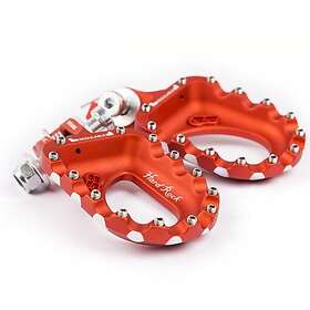S3 Parts Hard Rock Wide Footpegs Orange