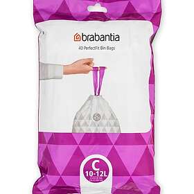 Brabantia PerfectFit avfallspåse 40st 10-12 liter