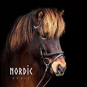 Nordic Horse Kombinerad Nosgrimma Supersoft Brun (Spännen: Mässing)