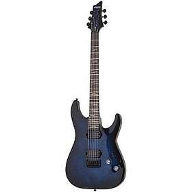 Schecter Omen Elite-6 See-Thru Blue Burst