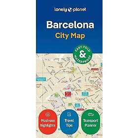 Lonely Planet Barcelona City Map