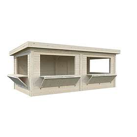 Palmako Kiosk Lenna 16,6 m2 Set 312 WTDIP 111358 M2