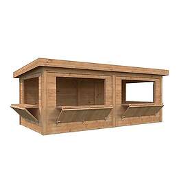 Palmako Kiosk Lenna 16,6 m2 Set 312 BNDIP 111357 M2