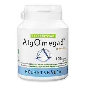 Helhetshälsa AlgOmega3 Kallpressad 100 Kapslar