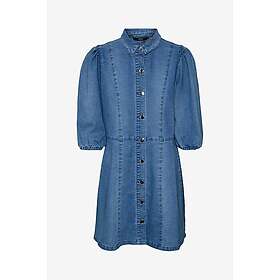 Vero Moda Jeansklänning vmMelisa 2/4 Short Denim Dress