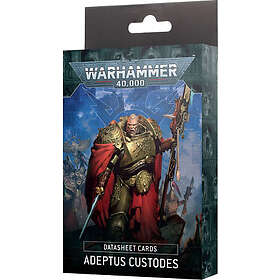 Games Workshop Warhammer 40K Adeptus Custodes Datasheet Cards