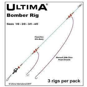 Ultima Bomber Sea Rig 2 krokar klar, 2/0