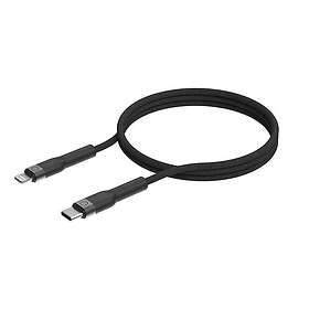 LinQ Adapter/Kontakt USB-C till Lightning MFI 2m Svart kabel 7462053 2M