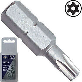 Bato 1/4" Bits TXT 7 x 25mm. 10 stk. pk.