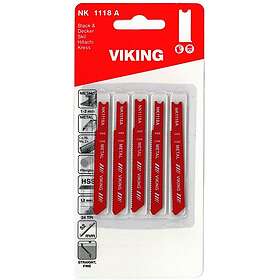 Viking sticksågblad för metall, HSS NK 1118 A 5-pack