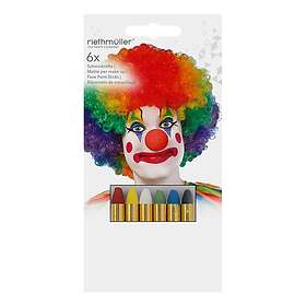 Sminkkritor Clown 6-pack
