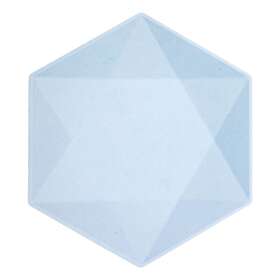 Tallrikar Hexagonala Vert Decor Blå Små