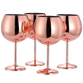 Oak & Steel Ginglas Roséguld 70cl, 4-pack