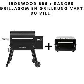 Traeger grills Ironwood 885 Ranger, paket för grillnörden!