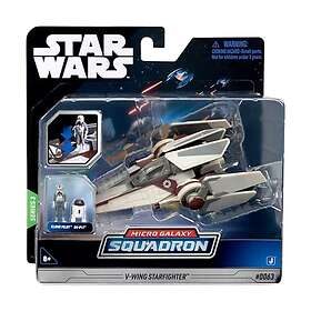 Star Wars Micro Galaxy Squadron V-Wing fighter