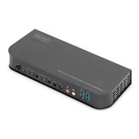 Digitus KVM video audio switch 2 ports